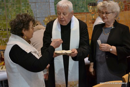 Spotkanie opłatkowo-noworoczne twórców ludowych przy Krasnostawskim Domu Kultury [GALERIA ZDJĘĆ] 