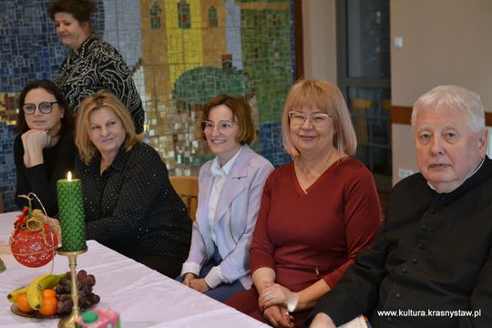Spotkanie opłatkowo-noworoczne twórców ludowych przy Krasnostawskim Domu Kultury [GALERIA ZDJĘĆ] 