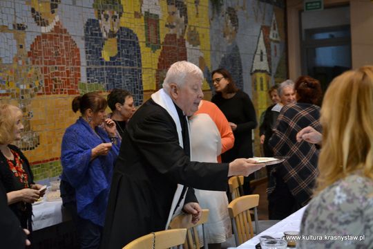 Spotkanie opłatkowo-noworoczne twórców ludowych przy Krasnostawskim Domu Kultury [GALERIA ZDJĘĆ] 