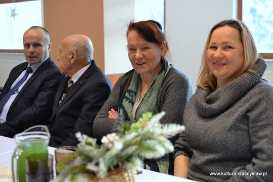 Spotkanie opłatkowo-noworoczne twórców ludowych przy Krasnostawskim Domu Kultury [GALERIA ZDJĘĆ] 