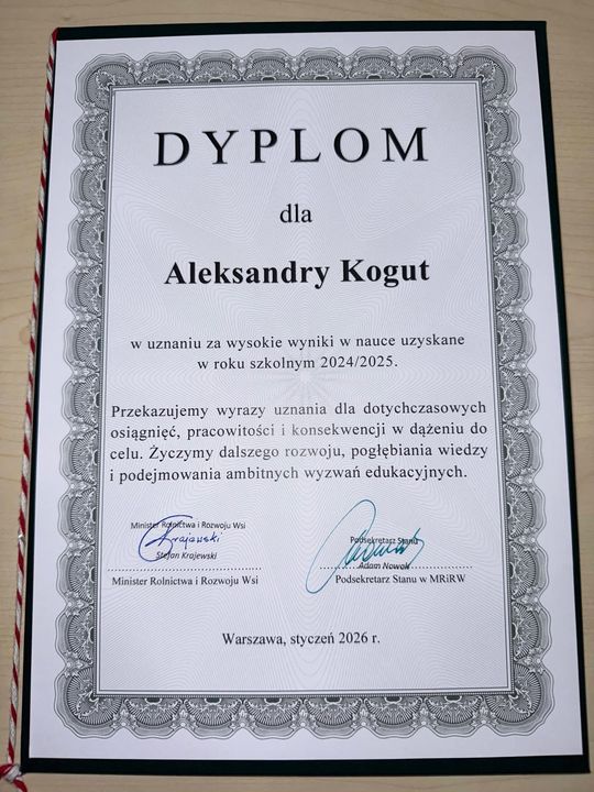 Najlepsi z najlepszych. Uczniowie szkół rolniczych nagrodzeni w Ministerstwie Rolnictwa [GALERIA ZDJĘĆ]