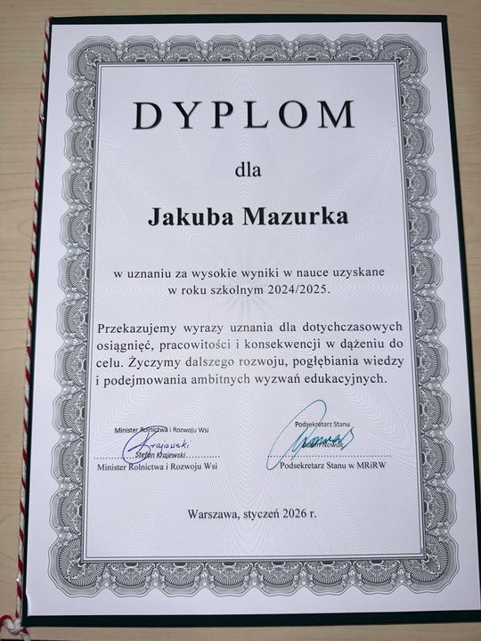 Najlepsi z najlepszych. Uczniowie szkół rolniczych nagrodzeni w Ministerstwie Rolnictwa [GALERIA ZDJĘĆ]