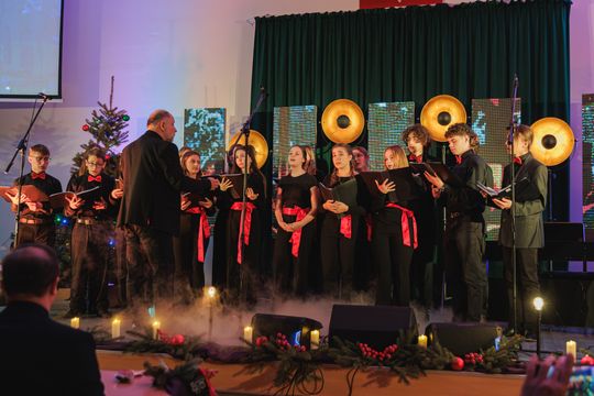 Noworoczne Kolędowanie "Chór Akademicki i Przyjaciele" w PANS w Chełmie [GALERIA ZDJĘĆ]