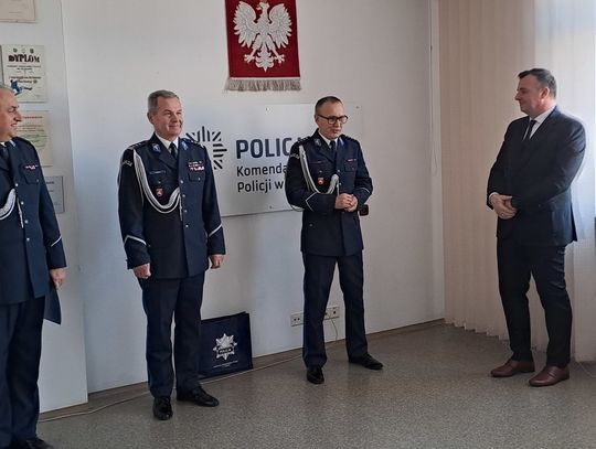 Zmiana warty we włodawskiej komendzie. Policjanci mają nowego szefa [GALERIA ZDJĘĆ]