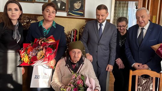 Gm. Rudnik. Sto lat historii zapisanej odwagą. Pani Stefania Partyka świętowała setne urodziny [GALERIA ZDJĘĆ]