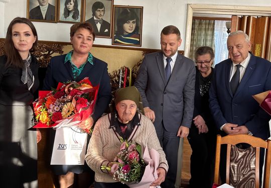 Gm. Rudnik. Sto lat historii zapisanej odwagą. Pani Stefania Partyka świętowała setne urodziny [GALERIA ZDJĘĆ]