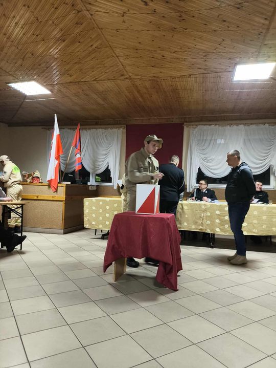 Gm. Krasnystaw. Zebranie sprawozdawczo-wyborcze OSP Krupe - wybór nowych władz jednostki [GALERIA ZDJĘĆ]