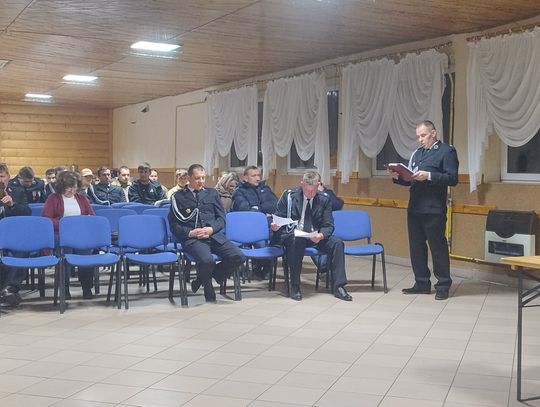 Gm. Krasnystaw. Zebranie sprawozdawczo-wyborcze OSP Krupe - wybór nowych władz jednostki [GALERIA ZDJĘĆ]
