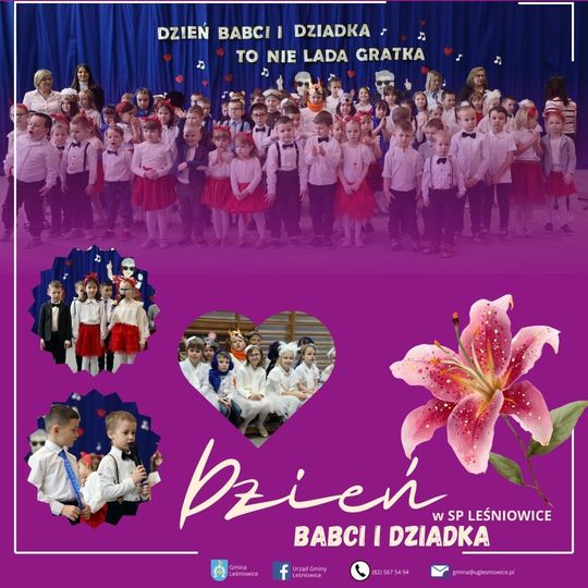 Dzień Babci i Dziadka w SP Leśniowice [GALERIA ZDJĘĆ] 