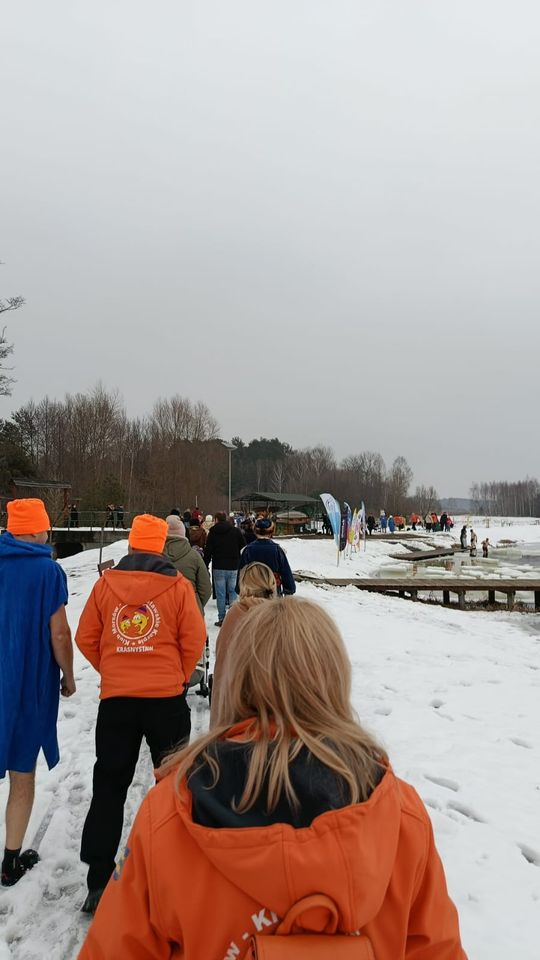 Krasnystaw. Pogoda sprzyja, więc morsy morsują! [GALERIA ZDJĘĆ] 