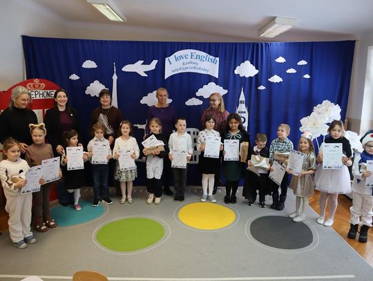 Chełm. Brawa dla przedszkolaków! Konkurs "I love English" w Przedszkolu Miejskim nr 2 [GALERIA ZDJĘĆ]