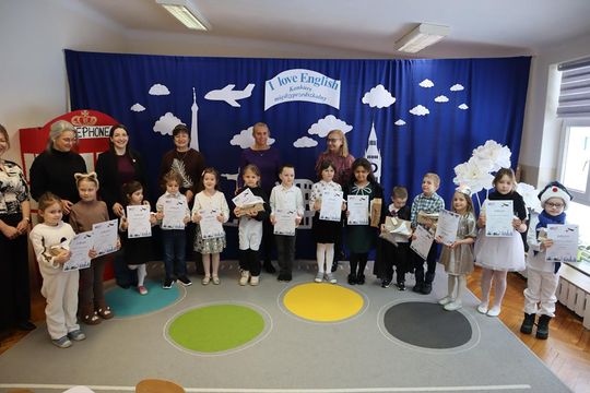 Chełm. Brawa dla przedszkolaków! Konkurs "I love English" w Przedszkolu Miejskim nr 2 [GALERIA ZDJĘĆ] 