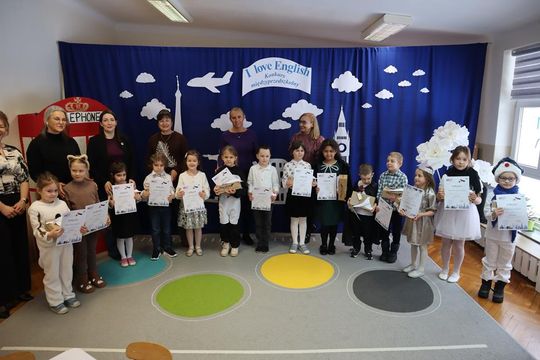 Chełm. Brawa dla przedszkolaków! Konkurs "I love English" w Przedszkolu Miejskim nr 2 [GALERIA ZDJĘĆ] 
