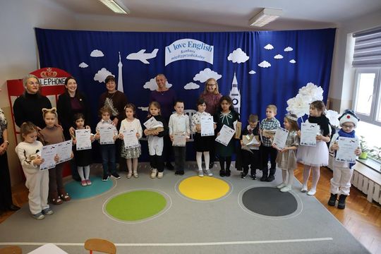 Chełm. Brawa dla przedszkolaków! Konkurs "I love English" w Przedszkolu Miejskim nr 2 [GALERIA ZDJĘĆ] 