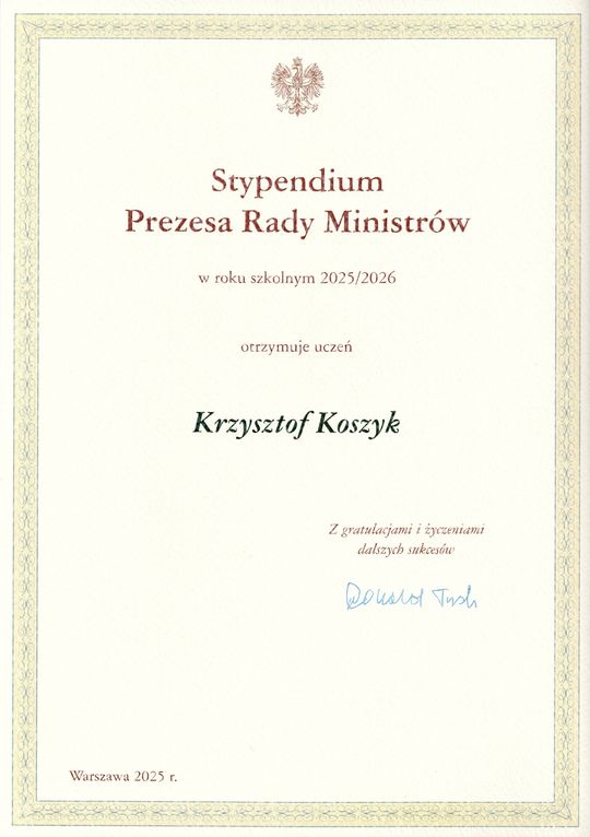 Najlepsi uczniowie powiatu krasnostawskiego z prestiżowymi stypendiami [GALERIA ZDJĘĆ] 