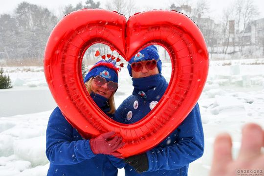 Jubileuszowy zlot morsów u Krasnostawskich Karpi 