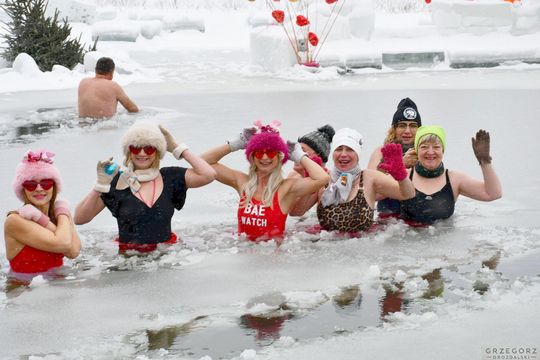 Jubileuszowy zlot morsów u Krasnostawskich Karpi 