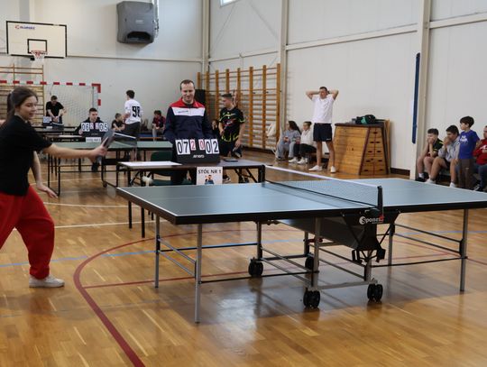 Turniej Tenisa Stołowego o Puchar Wójta Gminy Hanna [GALERIA ZDJĘĆ]
