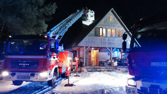 Pożary w powiecie włodawskim. Strażacy walczyli z ogniem w Grabniaku i Kuzawce [ZDJĘCIA]
