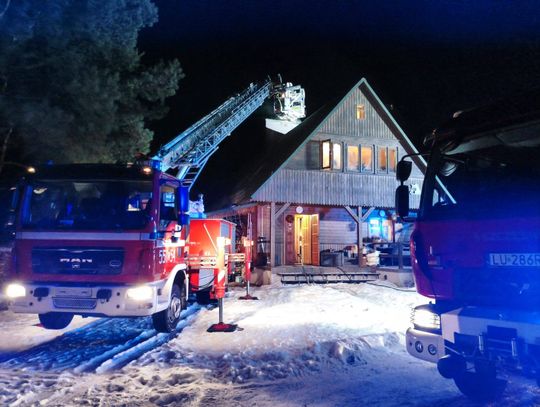 Pożary w powiecie włodawskim. Strażacy walczyli z ogniem w Grabniaku i Kuzawce [ZDJĘCIA]