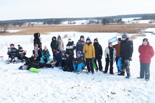 Gm. Krasnystaw. Zima bez nudy – ferie z pasją i sportem w Małochwieju Dużym [GALERIA ZDJĘĆ]