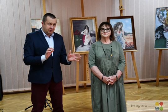 Krasnystaw. Sztuka zakorzeniona w regionie – spotkanie z Marią Świszcz [GALERIA ZDJĘĆ]