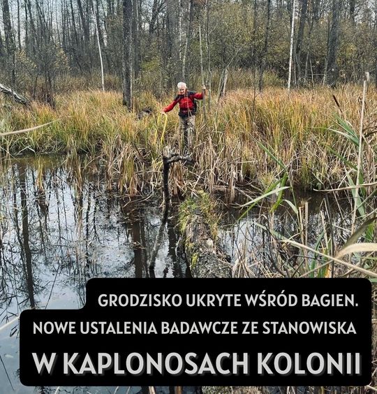 Kaplonosy Kolonia, gm. Wyryki, pow. włodawski. Grodzisko ukryte wśród bagien.