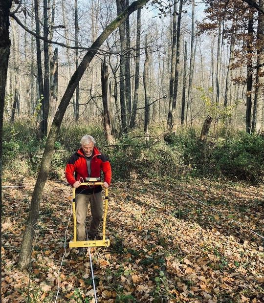 Kaplonosy Kolonia, gm. Wyryki. Grodzisko ukryte wśród bagien.