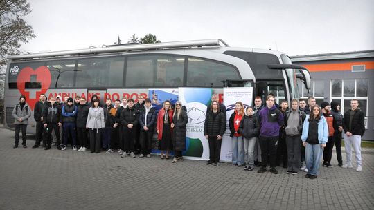 Uczniowie ZST w Chełmie nie żałują swojej krwi [ZDJĘCIA]