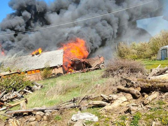 Piekło w Husynnem zaczęło się od wypalania traw [ZDJĘCIA]