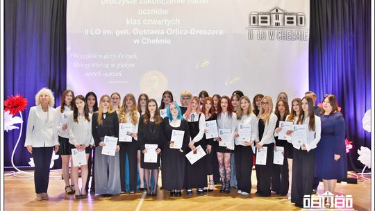 Pożegnanie maturzystów w II LO w Chełmie [GALERIA ZDJĘĆ]