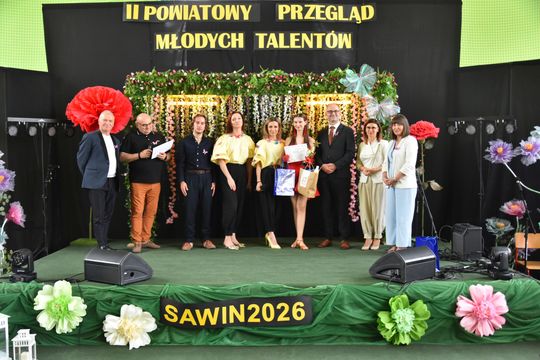 Finał II Powiatowego Przeglądu Młodych Talentów w Zespole Szkół w Sawinie [GALERIA ZDJĘĆ]