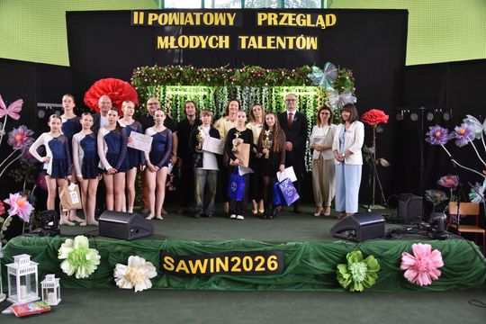 Finał II Powiatowego Przeglądu Młodych Talentów w Zespole Szkół w Sawinie [GALERIA ZDJĘĆ]