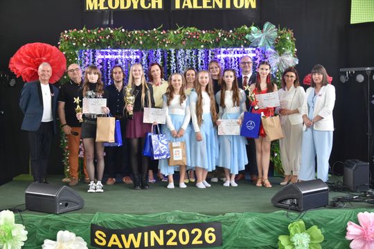 Finał II Powiatowego Przeglądu Młodych Talentów w Zespole Szkół w Sawinie [GALERIA ZDJĘĆ]