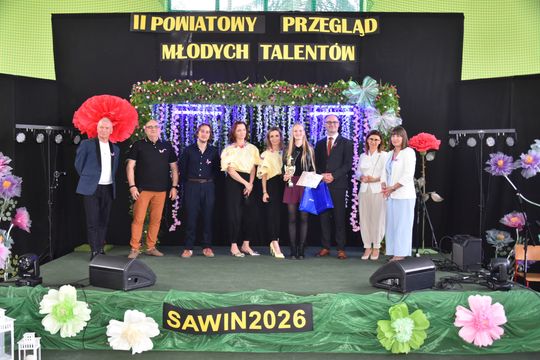 Finał II Powiatowego Przeglądu Młodych Talentów w Zespole Szkół w Sawinie [GALERIA ZDJĘĆ]