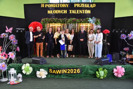 Finał II Powiatowego Przeglądu Młodych Talentów w Zespole Szkół w Sawinie [GALERIA ZDJĘĆ]