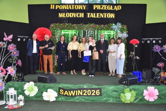 Finał II Powiatowego Przeglądu Młodych Talentów w Zespole Szkół w Sawinie [GALERIA ZDJĘĆ]