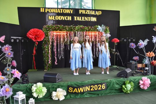 Finał II Powiatowego Przeglądu Młodych Talentów w Zespole Szkół w Sawinie [GALERIA ZDJĘĆ]