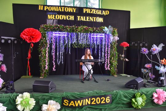 Finał II Powiatowego Przeglądu Młodych Talentów w Zespole Szkół w Sawinie [GALERIA ZDJĘĆ]