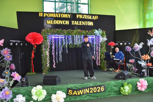 Finał II Powiatowego Przeglądu Młodych Talentów w Zespole Szkół w Sawinie [GALERIA ZDJĘĆ]