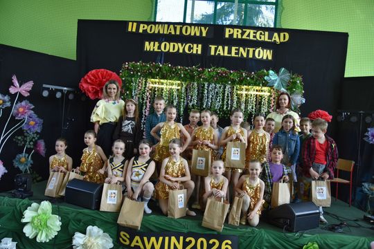 Finał II Powiatowego Przeglądu Młodych Talentów w Zespole Szkół w Sawinie [GALERIA ZDJĘĆ]