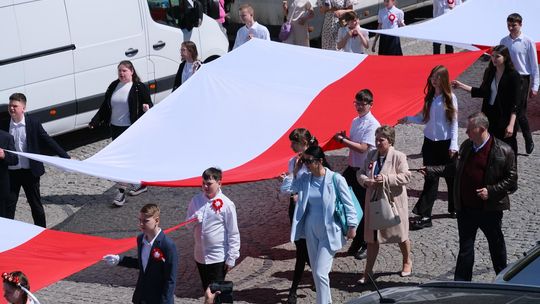 Tak Chełmianie świętowali 3 maja. Uroczystości na pl. Łuczkowskiego [GALERIA ZDJĘĆ]