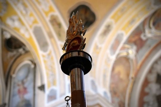 Strażacy świętowali w Krasnymstawie. Była modlitwa, podziękowania i poświęcenie wozów [GALERIA ZDJĘĆ]
