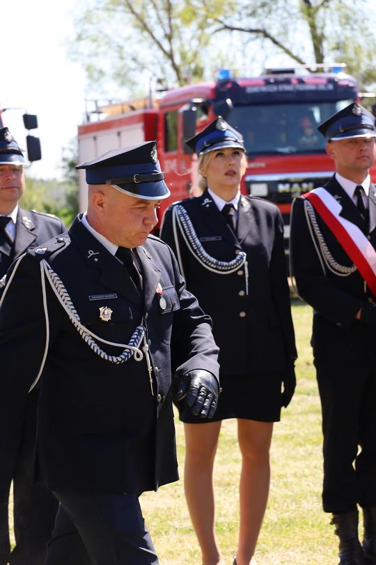 Gm. Ruda-Huta. Pierwszy proporzec dla MDP Żalin. Wyjątkowa uroczystość młodych strażaków [GALERIA ZDJĘĆ] 