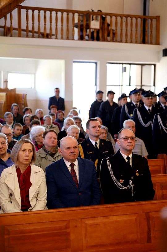 Gm. Ruda-Huta. Pierwszy proporzec dla MDP Żalin. Wyjątkowa uroczystość młodych strażaków [GALERIA ZDJĘĆ] 