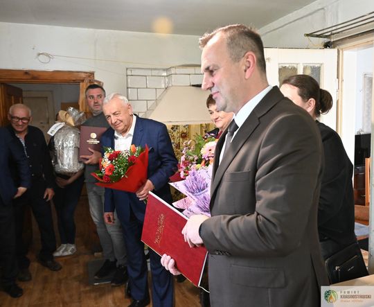 Setne urodziny Pana Stanisława Buka. Wyjątkowy jubileusz w gminie Łopiennik Górny [GALERIA ZDJĘĆ] 