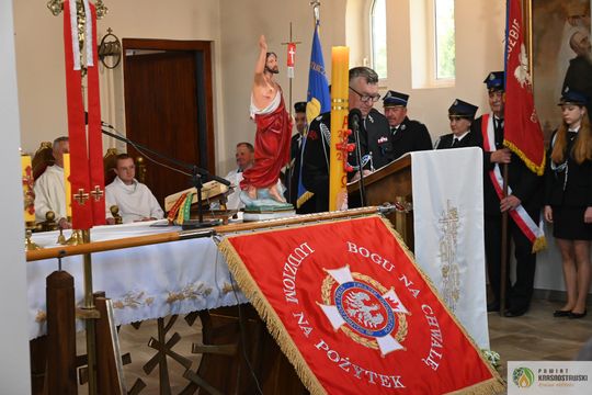Gm. Żółkiewka. 100 lat służby i tradycji. Jubileusz OSP Olchowiec połączony z nadaniem sztandaru [GALERIA ZDJĘĆ] 