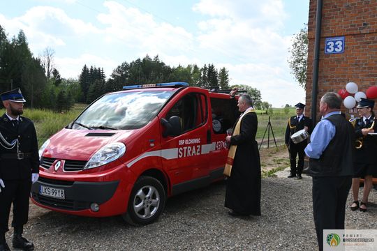 Gm. Żółkiewka. 100 lat służby i tradycji. Jubileusz OSP Olchowiec połączony z nadaniem sztandaru [GALERIA ZDJĘĆ] 
