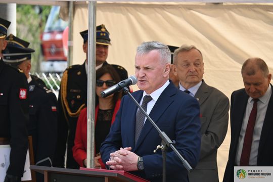 Gm. Żółkiewka. 100 lat służby i tradycji. Jubileusz OSP Olchowiec połączony z nadaniem sztandaru [GALERIA ZDJĘĆ] 