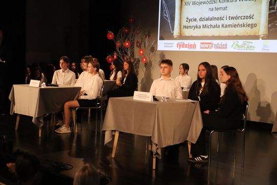 Wojewódzki Konkurs Wiedzy na temat:"Życie, działalność i twórczość Henryka Michała Kamieńskiego" 2026 [GALERIA ZDJĘĆ] 